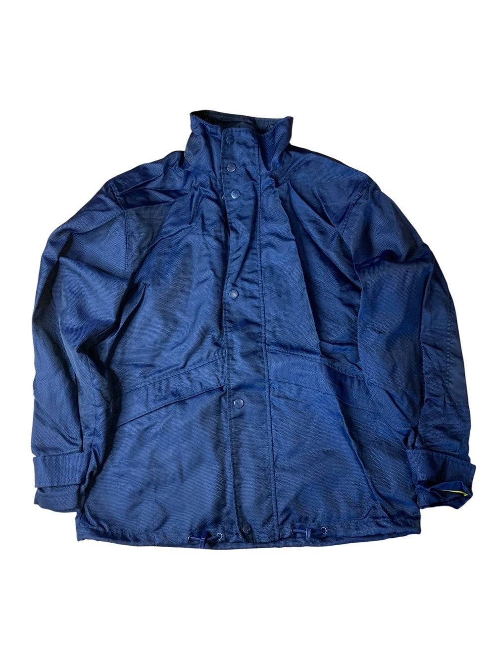 Vintage NSA SPORT Navy Blue Full Zip Mesh Lined Windbreaker Jacket Men's Size M